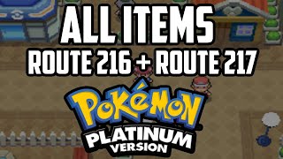 Download Lagu EVERY Item in Route 217 \u0026 Route 216 - Pokémon Platinum MP3 Download Lagu EVERY Item in Route 217 \u0026 Route 216 - Pokémon Platinum MP3