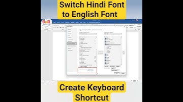 Type Hindi with English Fast- Create Keyboard Shortcut to change font | increase your typing Speed