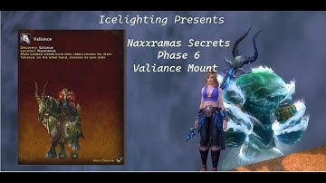 Naxxramas Secrets - Phase 6 - Valiance Mount - Zackett Skullsmash - Inconvenience Fee - Holy Water