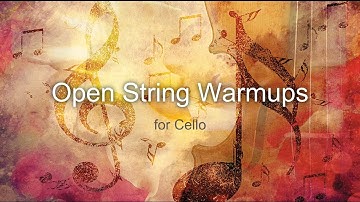 Open String Warmups Playalong - Cello