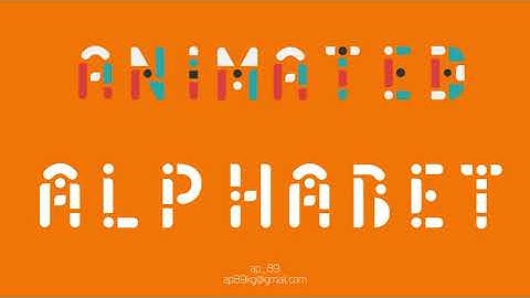 Animated Alphabet. Titles Motion | After Effects Project Files - Videohive template