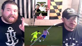 UNREAL LEG-WORK!!! NFL Fans React To "Lionel Messi - The Worlds Greatest"