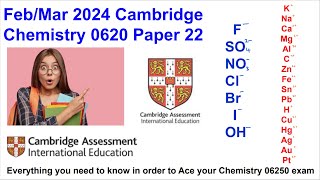 2024 IGCSE CHEMISTRY 0620/22/F/M/24 Paper 2