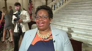 Parker: Raise the Wage!
PA state Rep. Darisha Parker marked the 20-year anniversary of Pennsylvanias last minimum wage increase. Parker noted that the occasion coincides with Tampon Tuesday, emphasizing that it is even more difficult for people earning the minimum wage to afford menstrual products and other necessities.More at http://www.pahouse.com/Parker Parker: Raise the Wage!