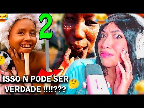 FALA DE TUDO🔴Os Padrões de Beleza mais BIZARROS do mundo!PARTE 2Belezas Horríveis pelo Mundo-REACT