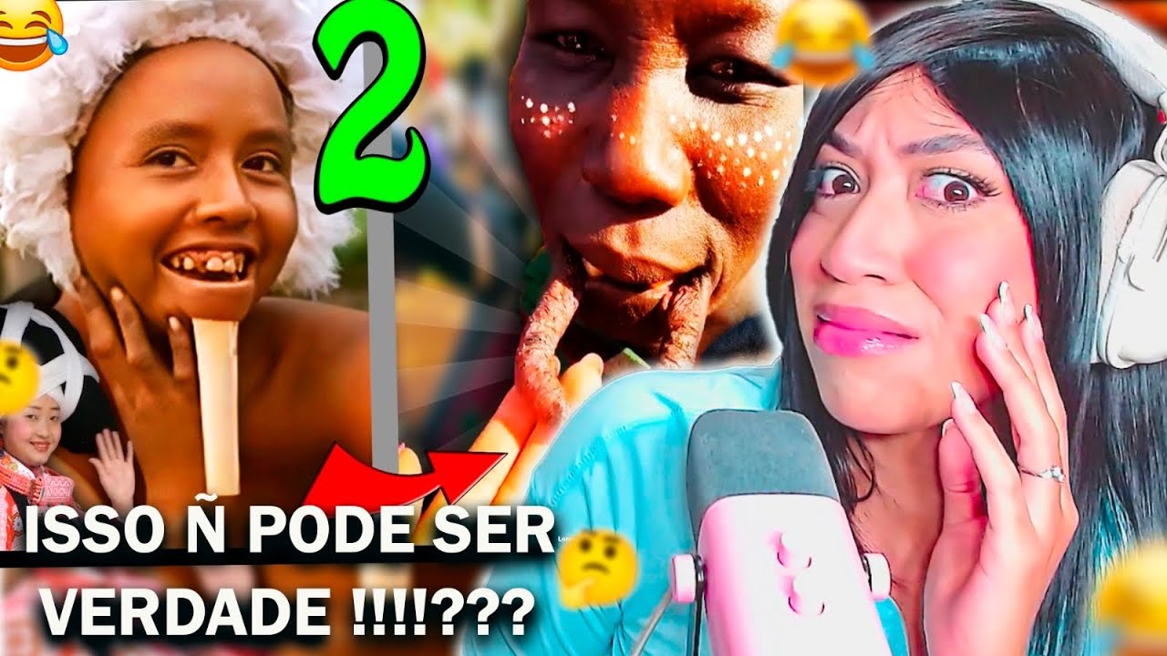 FALA DE TUDO🔴Os Padrões de Beleza mais BIZARROS do mundo!PARTE 2Belezas Horríveis pelo Mundo-REACT