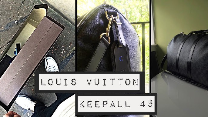 Gorgeous Authentic Louis Vuitton Macassar Monogram Keepall 45 B