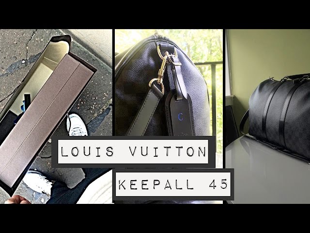 Louis Vuitton Damier COBALT Keepall 55 Bandouliere Review Deep