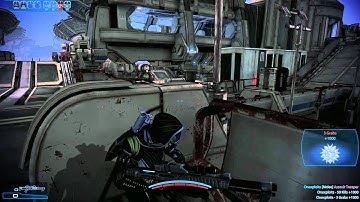 HD: Mass Effect 3 M-98 Widow Headshot Multiplayer Solo Montage