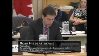 Russ Hiebert, MP - Senate Foreign Affairs Committee - March 7, 2012
