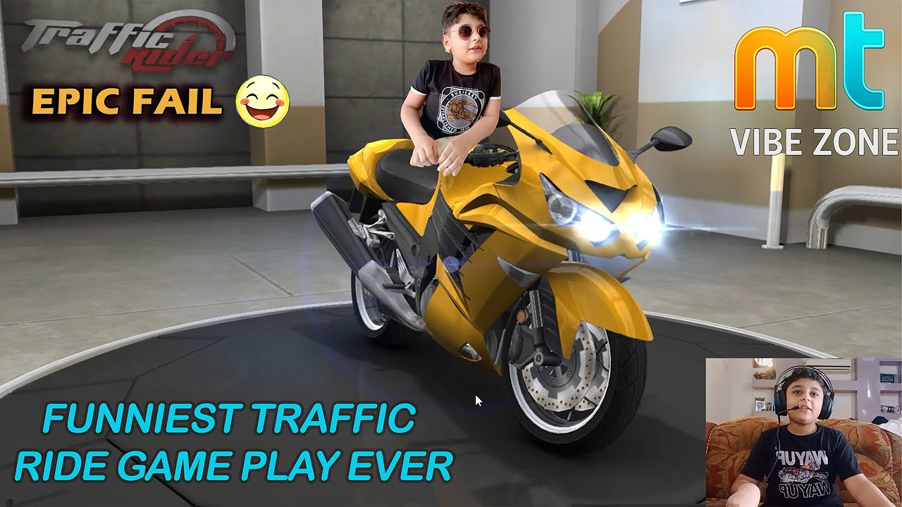 🚦 MT Vibe Zone! First Ever Gameplay | Traffic Rider Funny Moments with ...