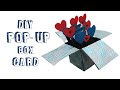 3D Pop Up Box Card / Explosion Box For Scrapbook / Pop Up Box