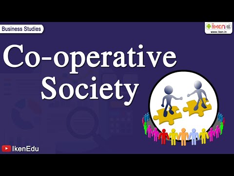 Co-operative Society | Class 11 Business Studies | iKen