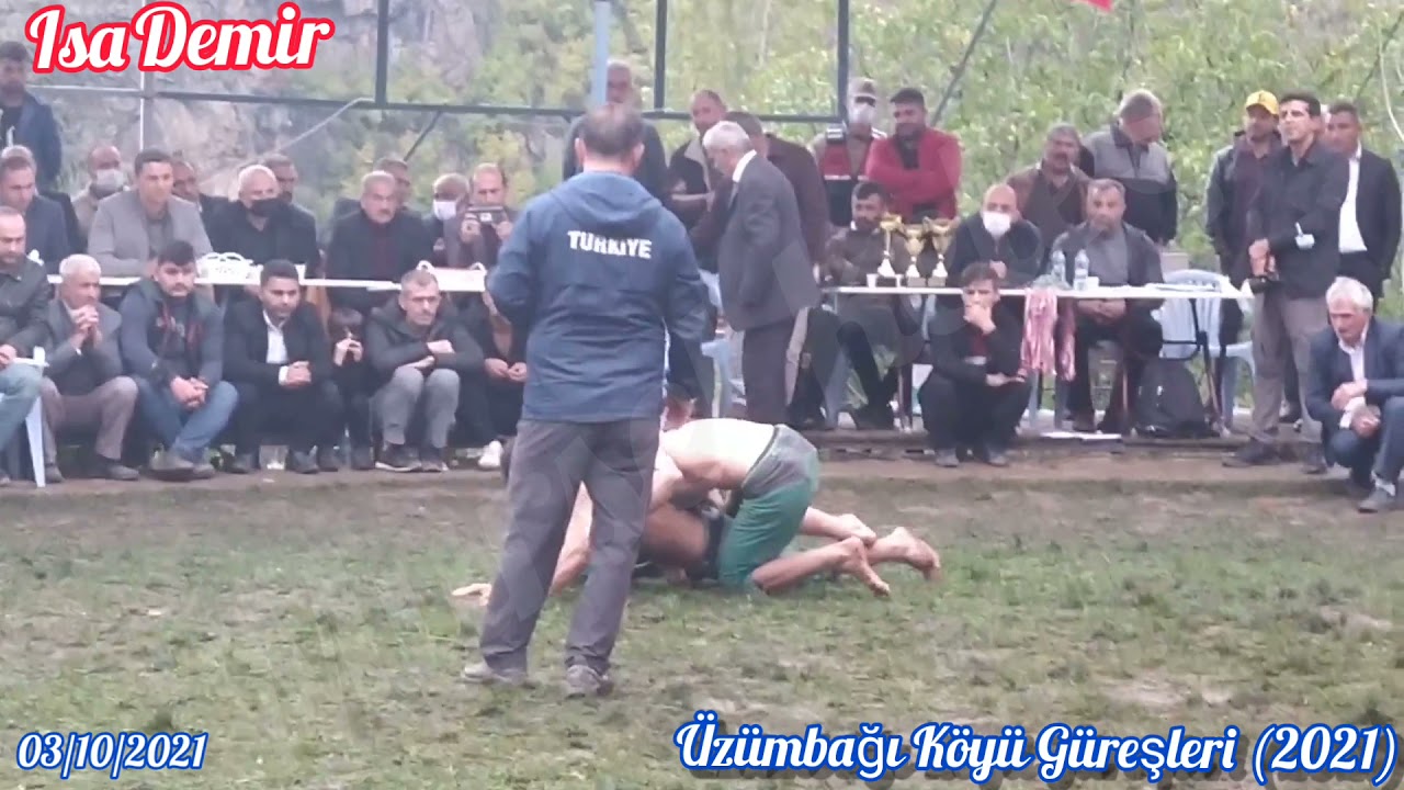 Erzurum İspir Üzümbağı köyü karakucak güreşleri 2021