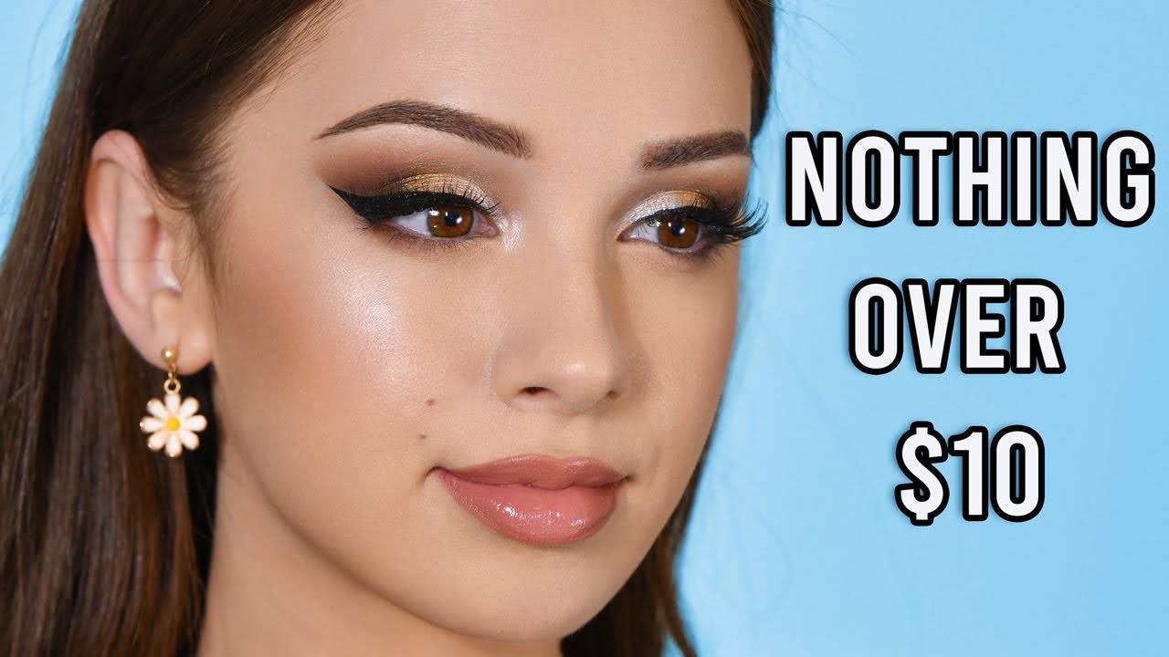 Full Face NOTHING OVER $10 AFFORDABLE Makeup Tutorial