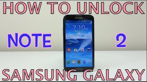 How to Unlock Samsung Galaxy Note 2 for EVERY Network (Vodafone, T-Mobile, AT&T, Telus, Bell, ETC)