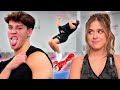 Noah Beck Tries HOVERBOARD GYMNASTICS w/ Kelianne Stankus and BACKFLIPS?! | AwesomenessTV