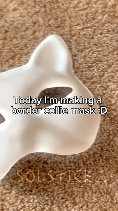 Border Collie Mask! #therian #theriangear #therianthropy #otherpaw