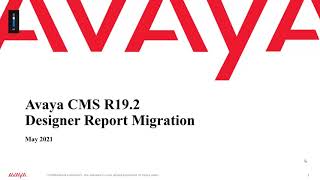 Celebrity How to Migrate Designer Reports for Avaya Call Management System (CMS) 19.2 Net Worth
