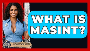 What Is MASINT? - Law Enforcement Insider