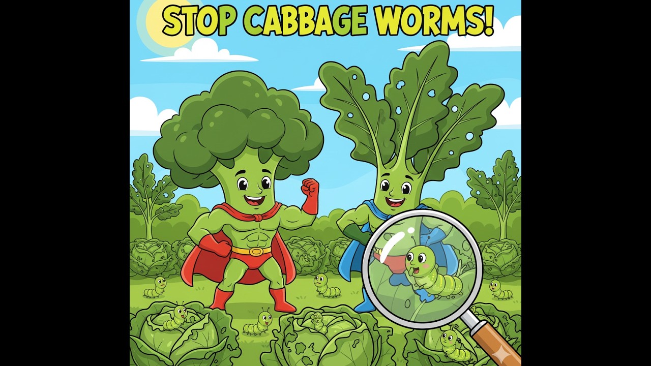 Attack of the Cabbage Worms! 🐛 | Save Your cabbage the FUN Organic Way ...