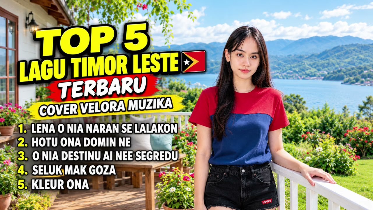 TOP 5 LAGU TIMOR LESTE 🇹🇱 TERBARU COVER VELORA MUZIKA 