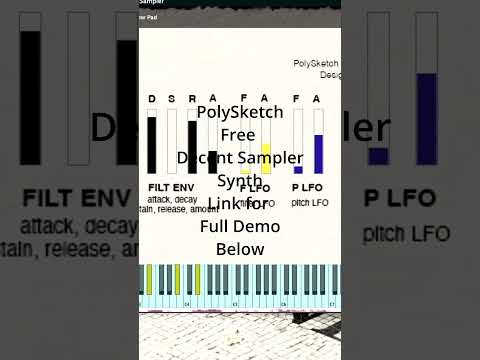 I Built A Free Synth That Sounds Like This #synth #decentsampler #freesynth #electronicmusic