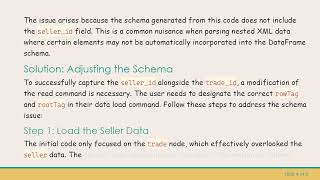 Resolving the Schema Issue in XML Files for Pyspark