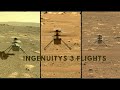 All Ingenuity Helicopter Flights - MARS Perseverance Rover Images