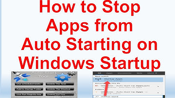 How to Stop Apps from Auto Starting on Windows Startup