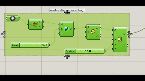 01 Manipulate mesh in Rh Grasshopper