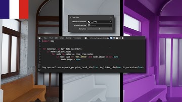 🇫🇷 Override, Remove All Materials et Remove All Image Textures : 3 opérations sur les matériaux