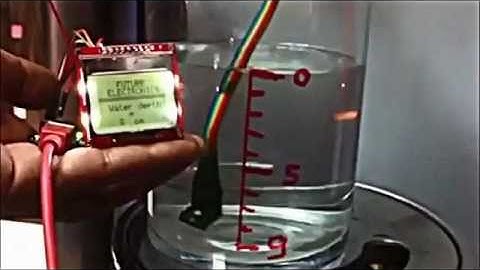 Water Depth Sensor using MS5540C and Arduino