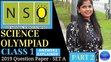 NSO Class 1 Question Paper 2019 - Achiever Section with Answers explained
