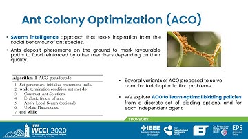Learning Bidding Strategies in Local Electricity Markets using Ant Colony Optimization - WCCI 2020