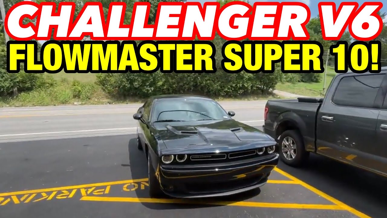 2020 Dodge Challenger V6 DUAL EXHAUST w/ FLOWMASTER SUPER 10