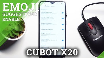 How to Show Emoji in CUBOT X20  - Turn On Emoji Suggestion
