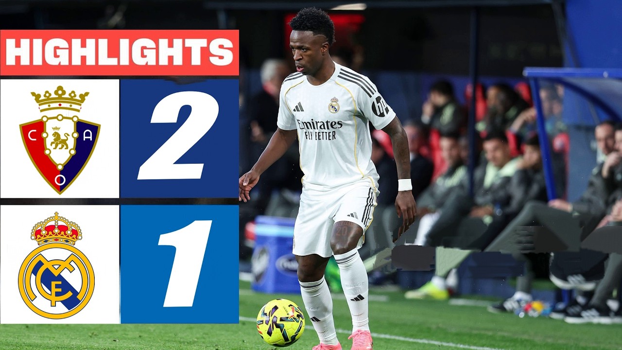Osasuna vs Real Madrid | Melhores Momentos | LaLiga | osasuna real