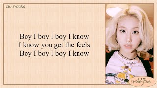 TWICE (트와이스) - The Feels (Lyrics)