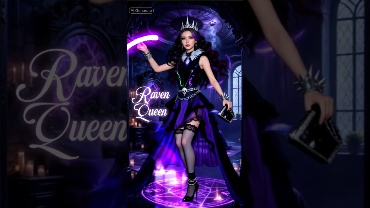 Raven Queen Magical Transformation ✨ Shadow Queen Awakens