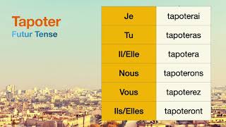 How To Conjugate Tapoter To Tap In Futur Tense.