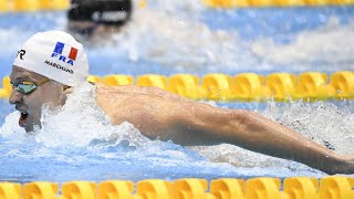 Mondiaux de natation : vainqueur du 200m 4 nages, Léon Marchand remporte une troisième médaille d'or