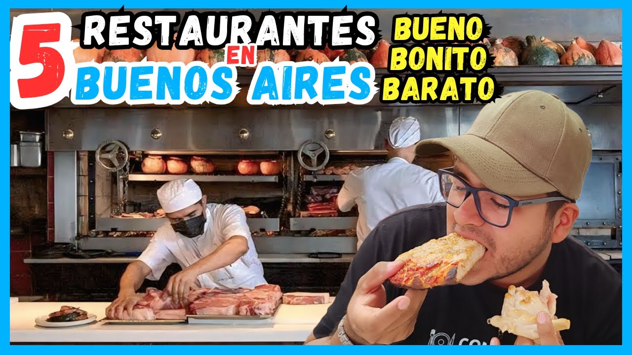 ¿DONDE comer en BUENOS AIRES?🍕🥩 Bueno, Rico y Barato🌭🇦🇷