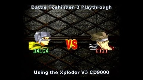 Battle Arena Toshinden 3 Balga Playthrough using the Xploder V3 CD9000 for Ps1 :D #Playstation #Sony