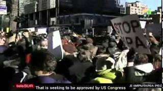 Activists reject the shut down of Megaupload