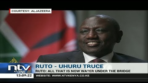 President Ruto says he holds no grudge against Uhuru