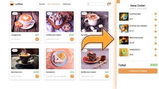 Add To Cart And Delete From Cart In HTML , CSS And Javascript