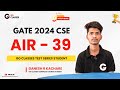 AIR - 39 Ganesh R Kachare | GATE CS 2024 | GO Classes Test Series Student #gatecse #gateda #gatecs