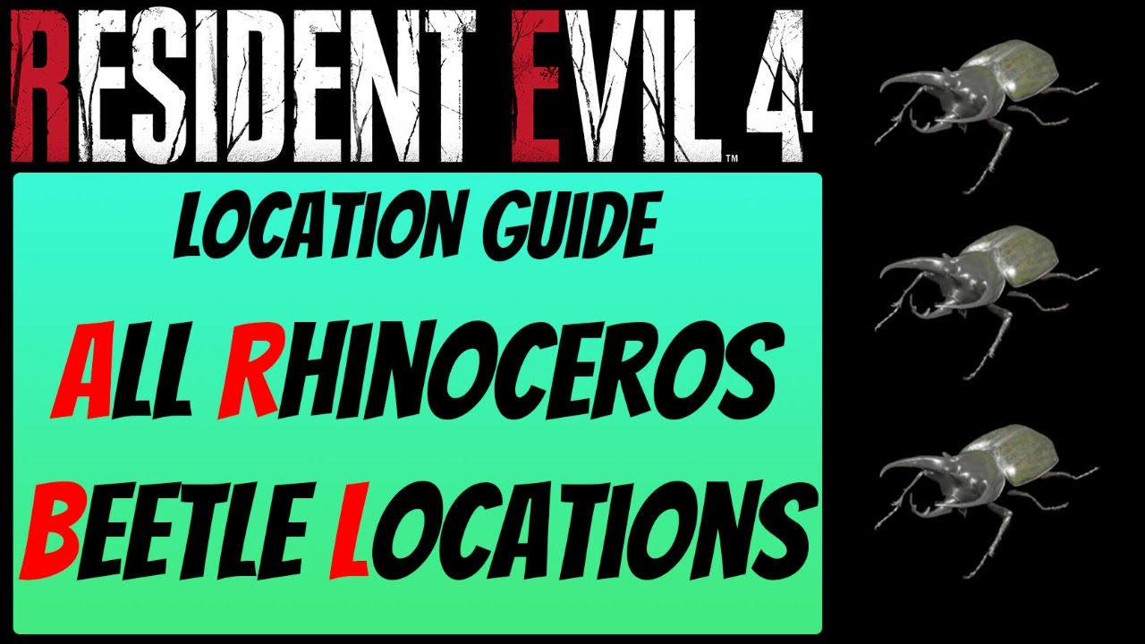 re4-remake-where-to-find-all-the-rhinoceros-beetles-youtube