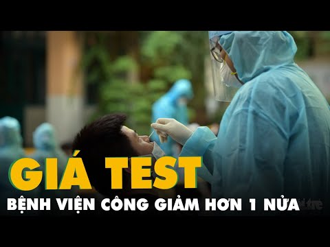 Video Từ 10-11, giá test nhanh bệnh viện công giảm hơn một... - youtube